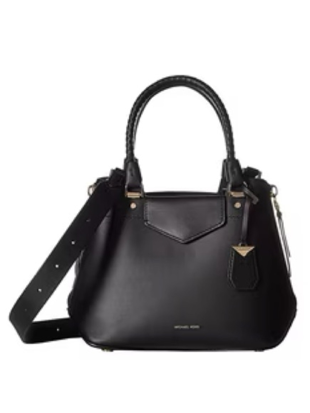 Michael Kors Blakely Leather Satchel with Detachable Strap